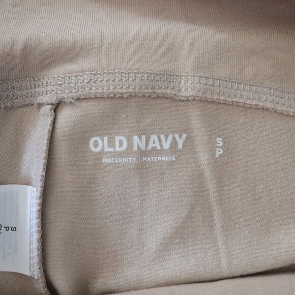 Old Navy Women's Cream Sz S Maternity High Waist Stretch Shorts - Picture 8 of 9